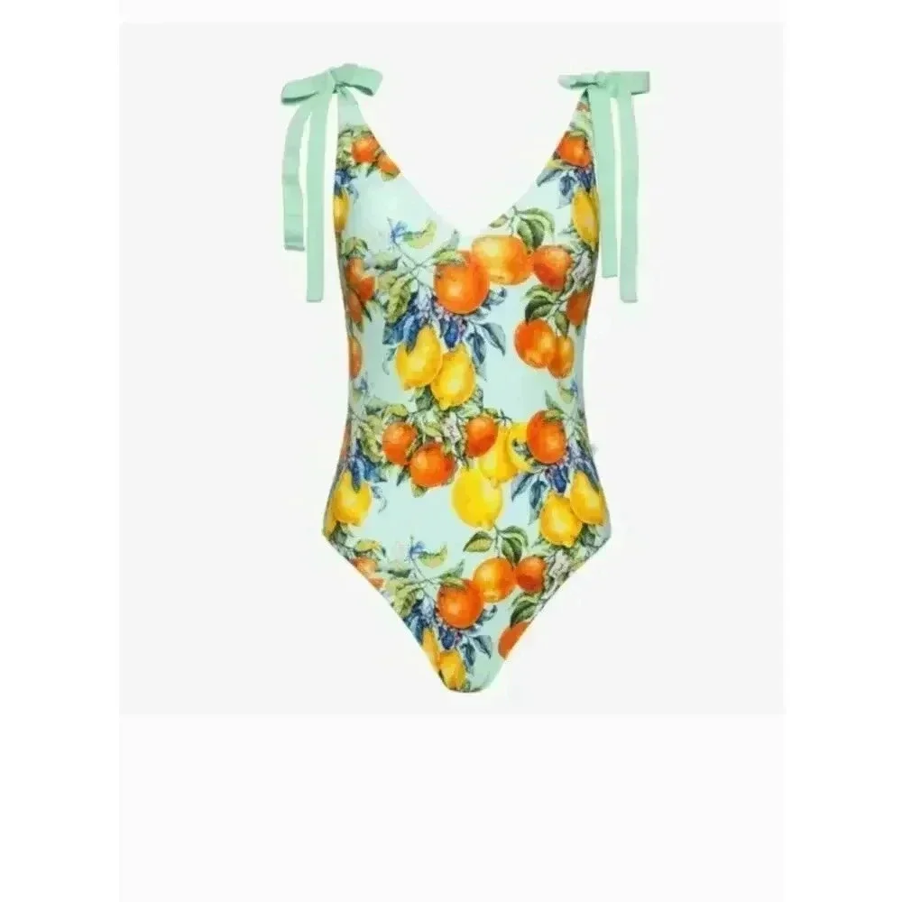 Posh Peanut Citrus Print Bikini - Picture 1 of 6